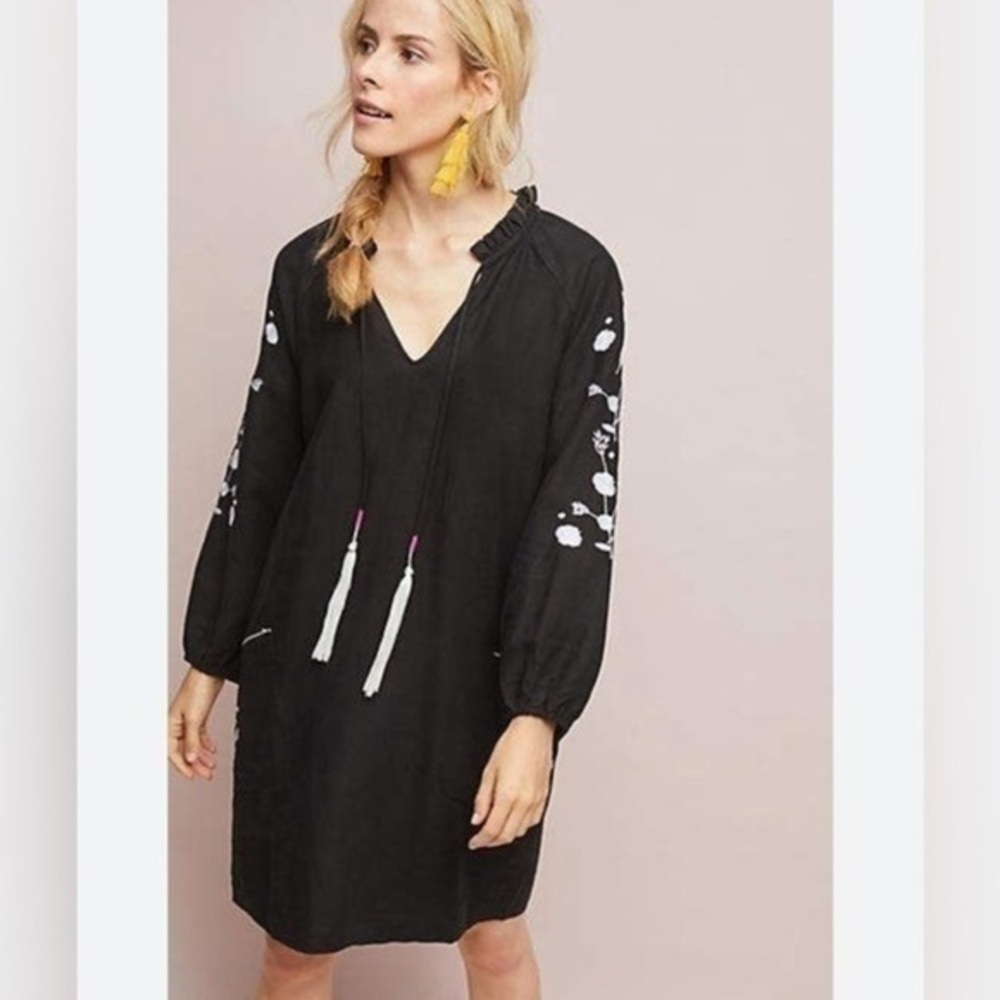 Anthropologie Dolan left coast Ivanhoe tunic v neck shirt dress EUC size XS